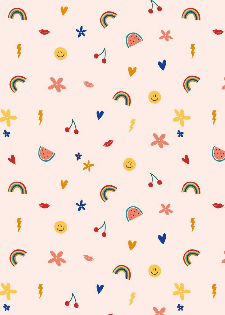 Girly Phone Small Elements Wallpaper
