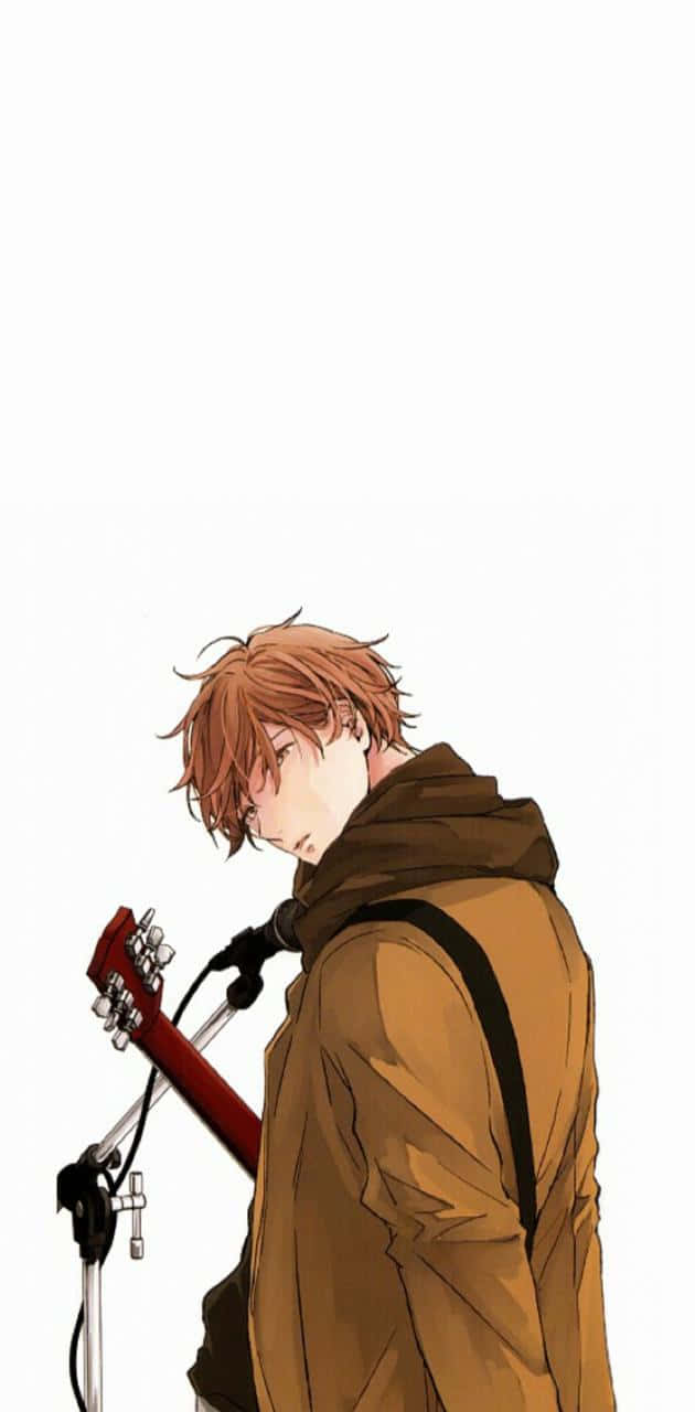 Given Anime Mafuyu Satou With Guitar Wallpaper