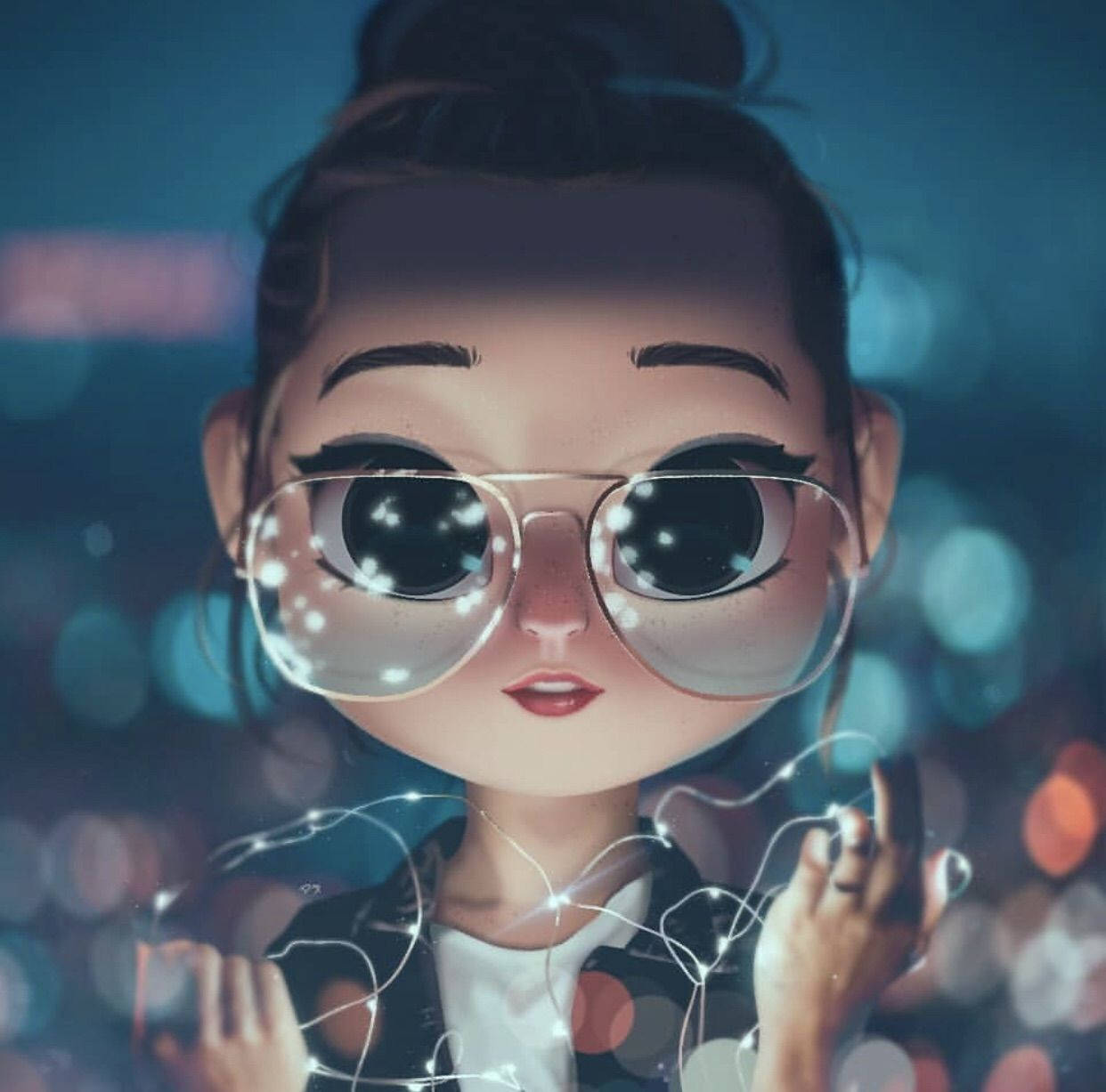 Glasses Dollify Wallpaper