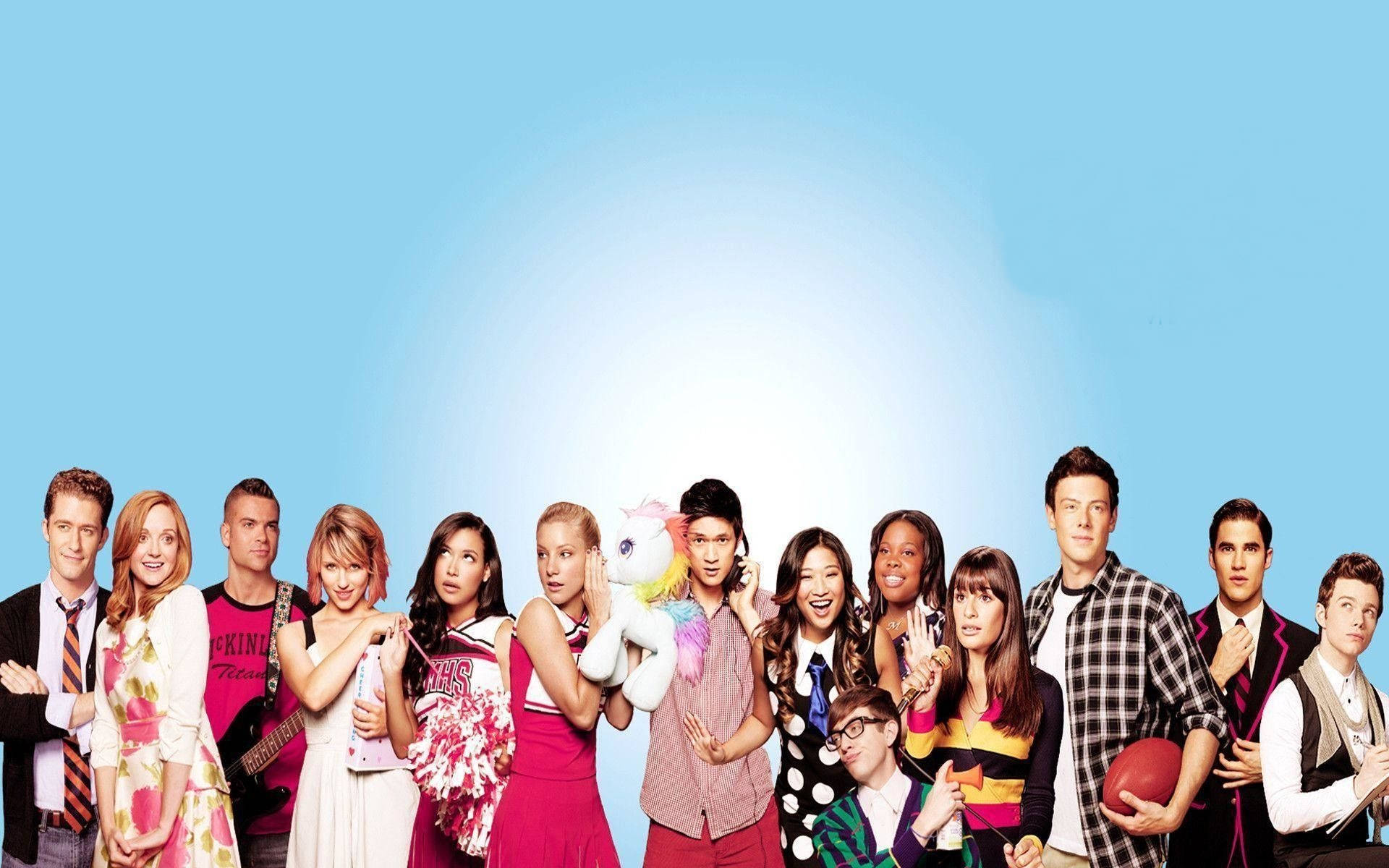 Download free Glee Cast Members Fox Television Show Series Wallpaper -  MrWallpaper.com