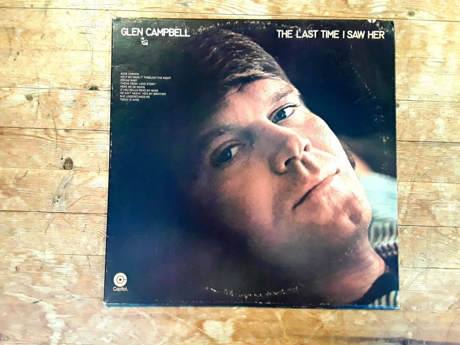 Glen Campbell The Last Time I Saw Her Album Cover Wallpaper