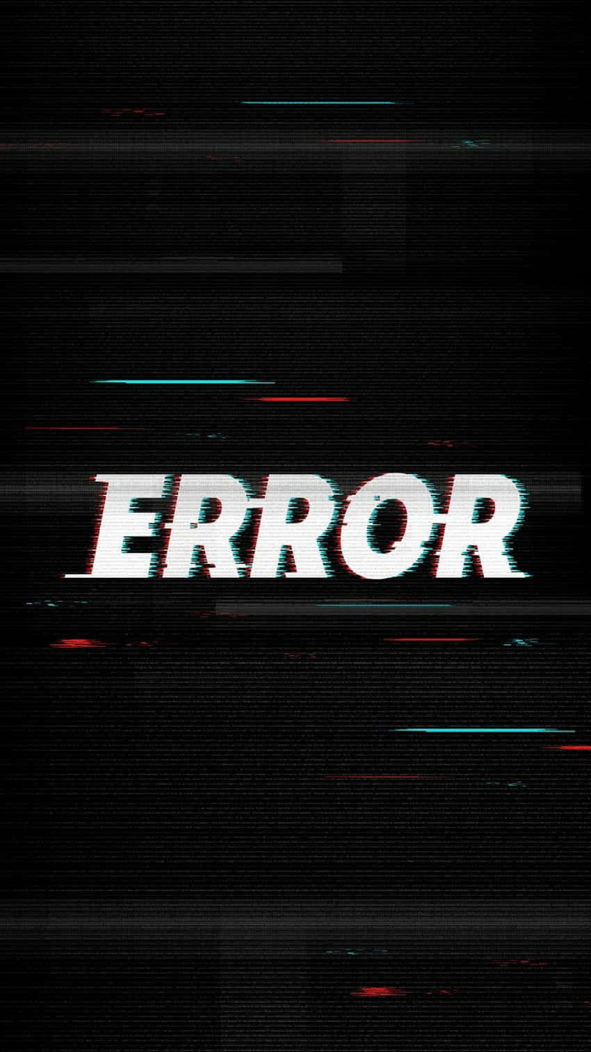 Glitch Error Screen Wallpaper