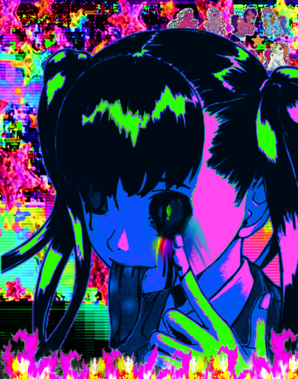 Glitchcore Scary Wallpaper