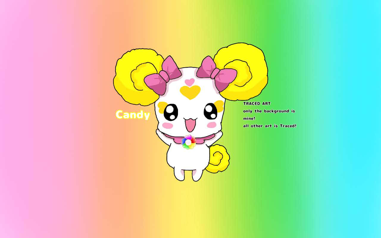 Glitter Force Candy As Dog Wallpaper