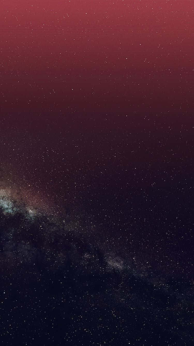 Glittery Dark Universe Iphone Wallpaper