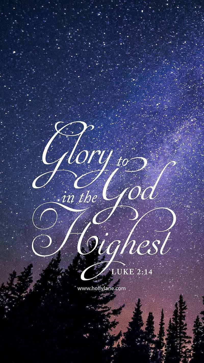Gloryto God Highest Starry Sky Wallpaper