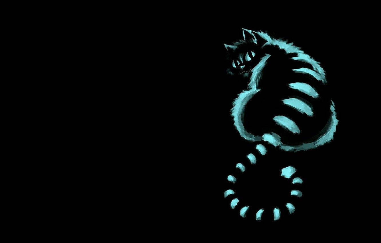 Glow In The Dark Cheshire Cat Wallpaper