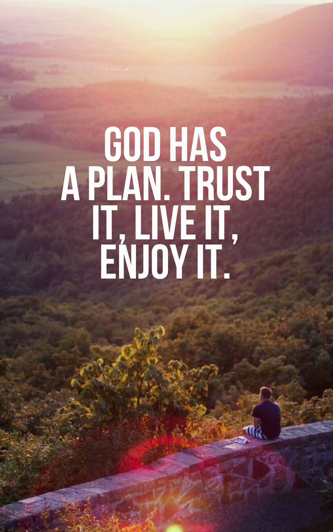 God Has A Plan Quotes Wallpaper