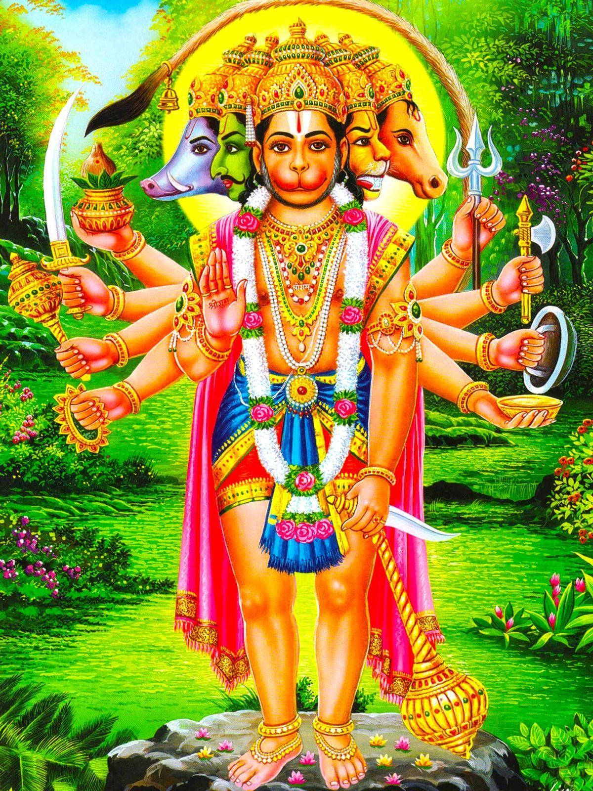 God Mobile Hindu Deity Hanuman Wallpaper