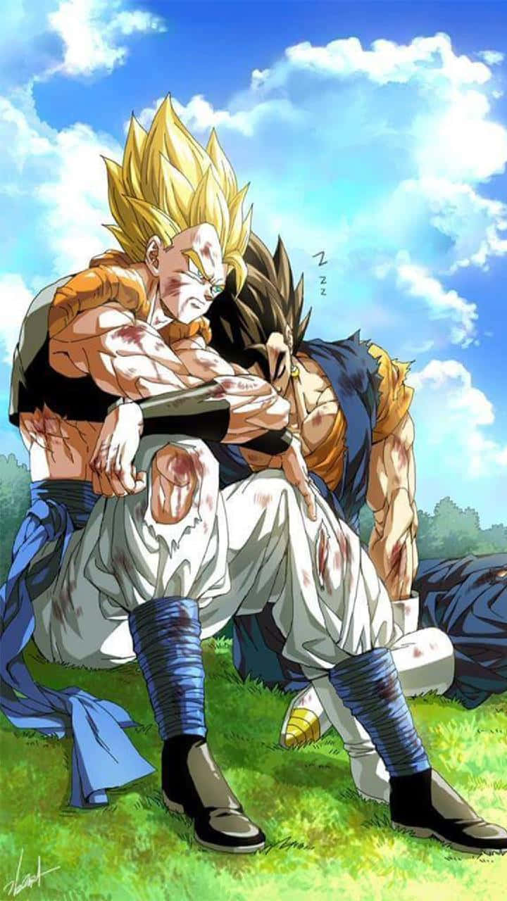 Gogeta And Vegito, Two Powerful Heroes Unite Wallpaper