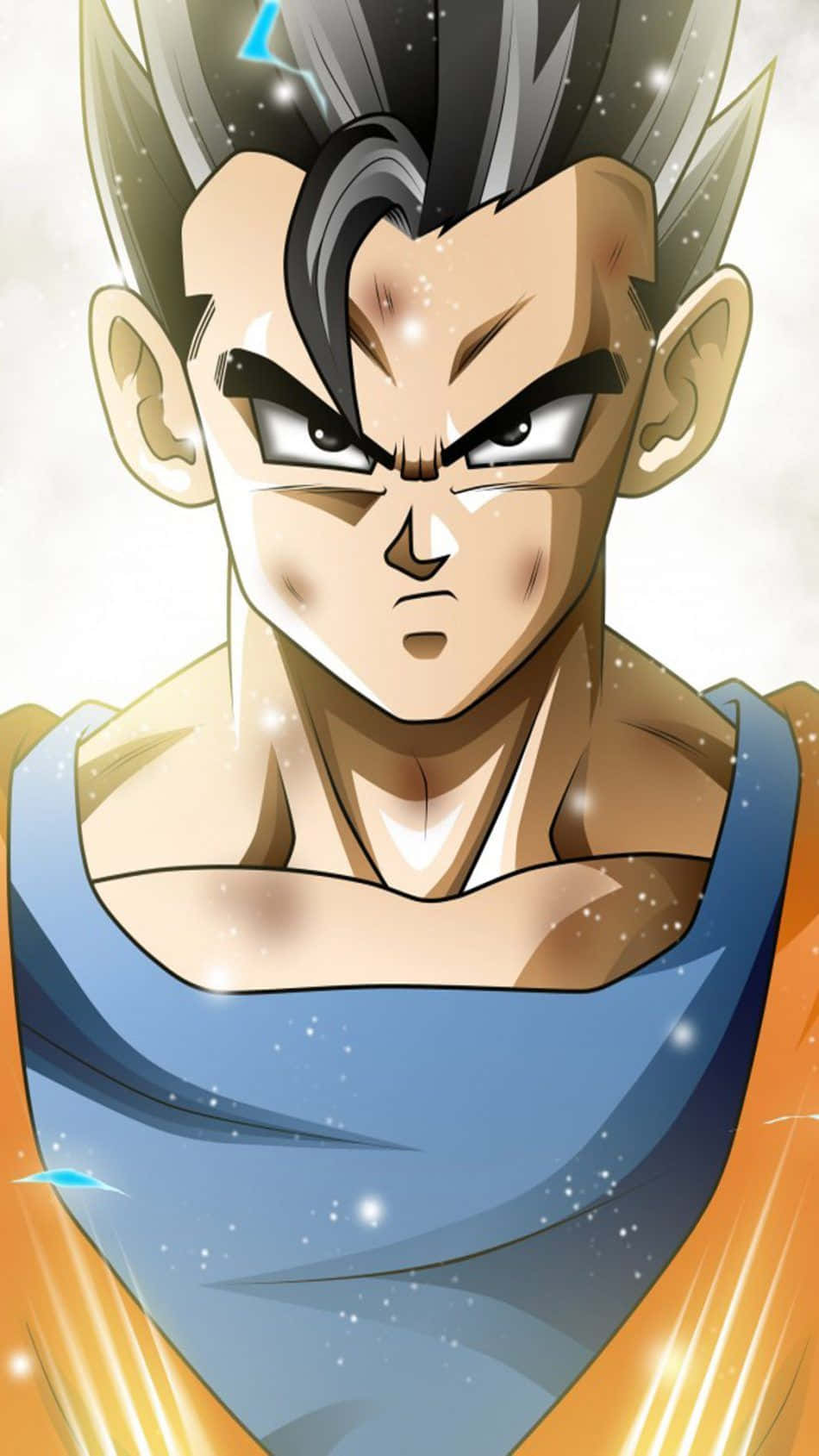 Gohan Iphone Serious Expression Wallpaper