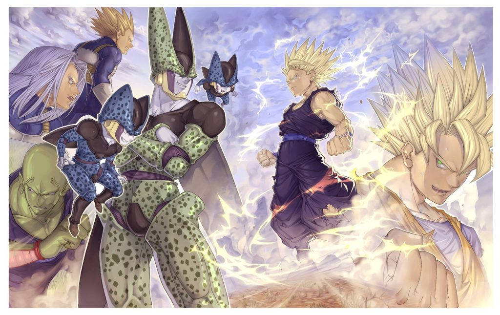 Gohan With Dragon Ball Characters Wallpaper