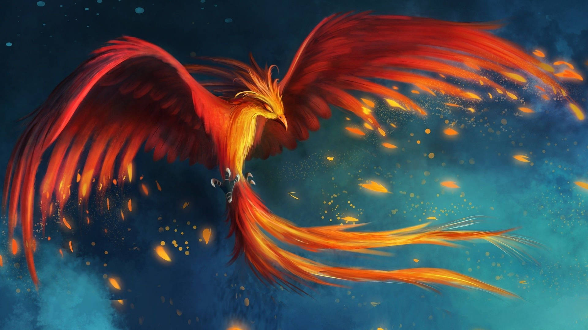 Abstract Phoenix Design HD Desktop Wallpaper 100984 - Baltana