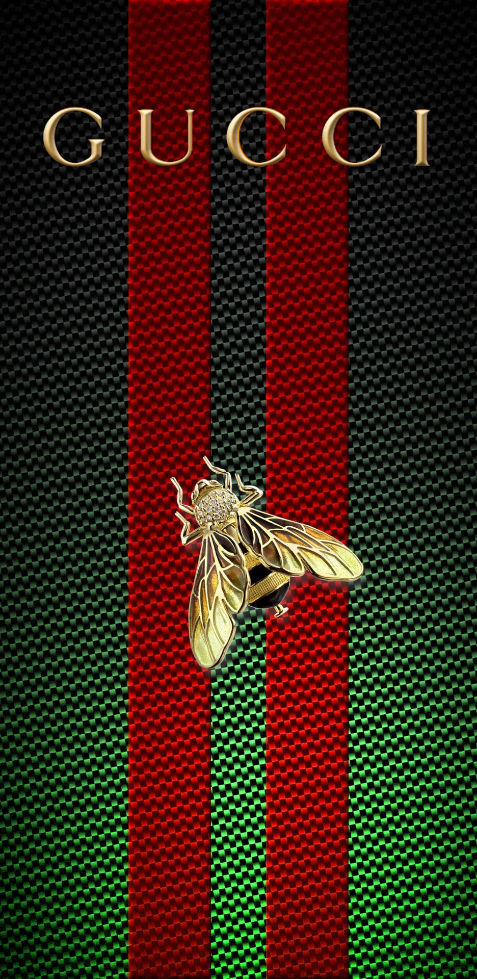 Download free Gold Bee Gucci Iphone Wallpaper - MrWallpaper.com