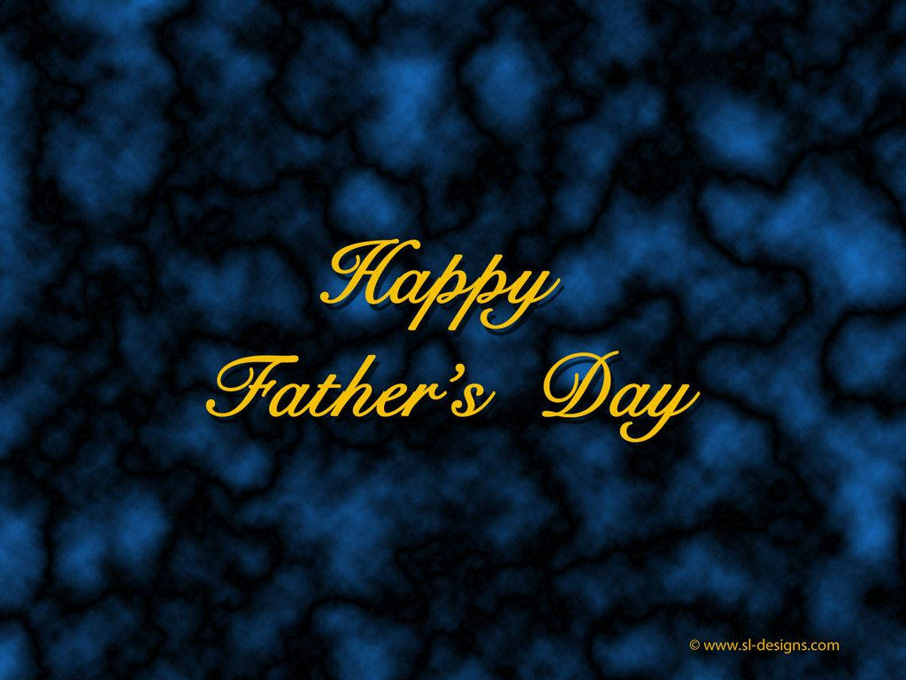 Gold Letters For Father's Day Wallpaper