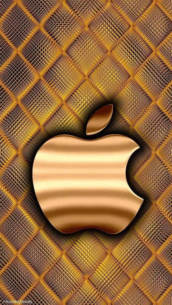 Gold Logo Iphone Stock Wallpaper