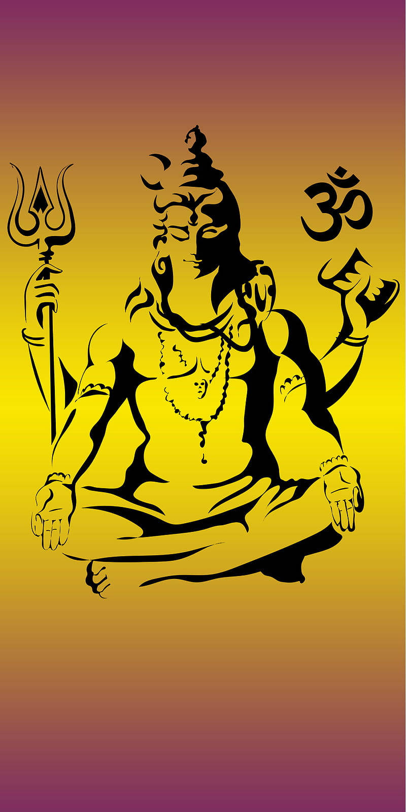 Gold Lord Shiva Angry Shambhu Wallpaper