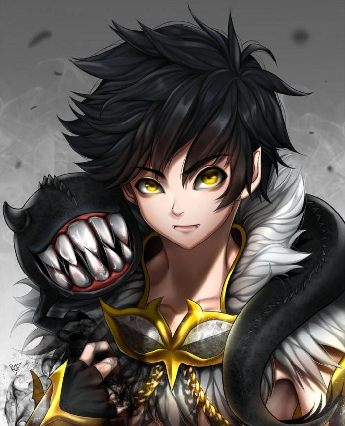 Golden Eyes Demon Boy Anime Wallpaper