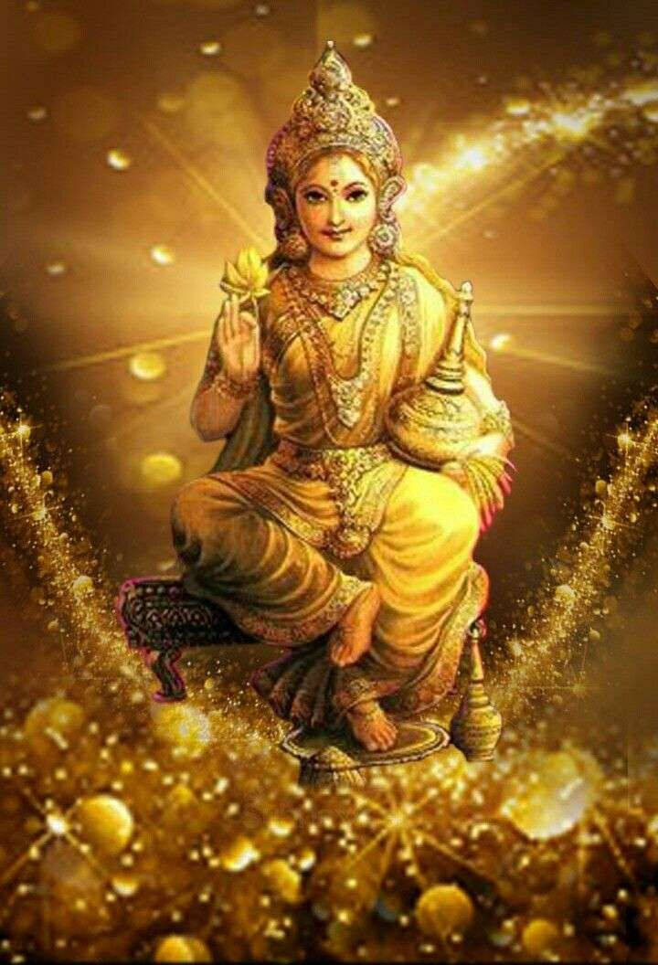 Golden Lakshmi Devi Wallpaper