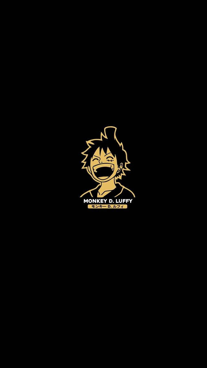 Golden Monkey D. Luffy Black Backdrop Wallpaper