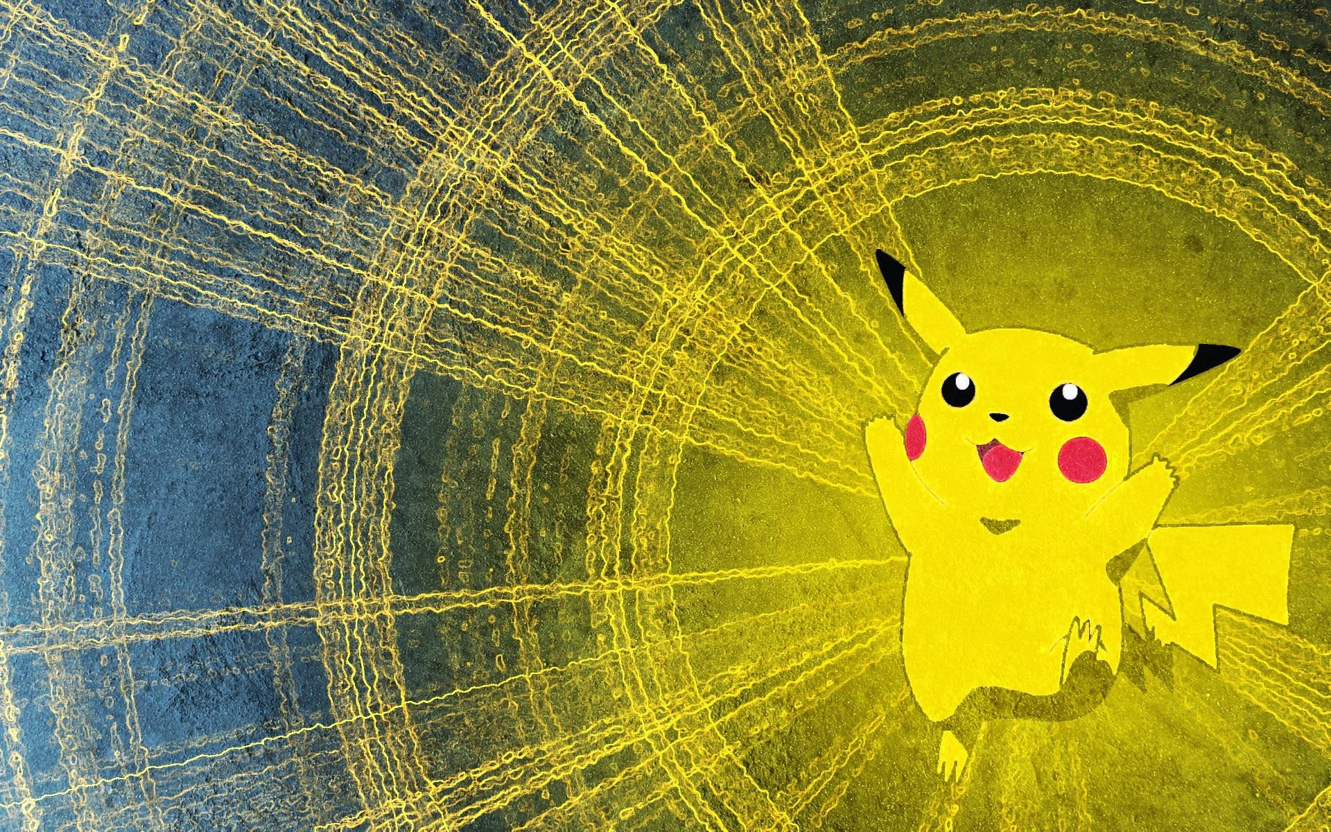 Golden Pokemon Pikachu Wallpaper