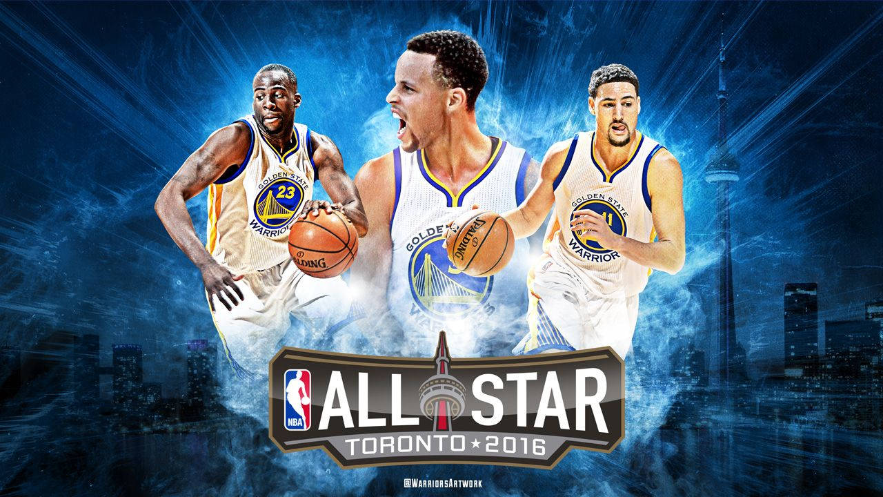 Golden State Warriors 2016 All Star Players Wallpaper