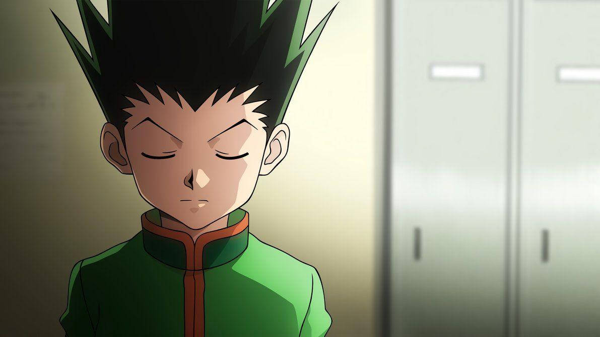 Gon Freecss Locker Room Wallpaper