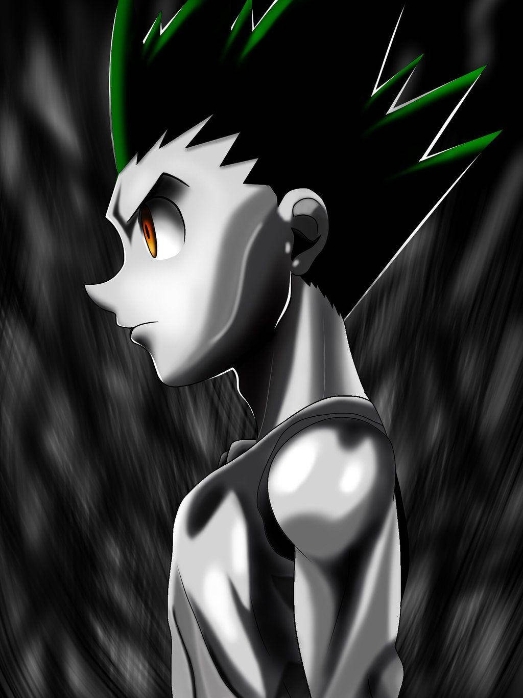 Gon Freecss Side Spiky Hair Wallpaper