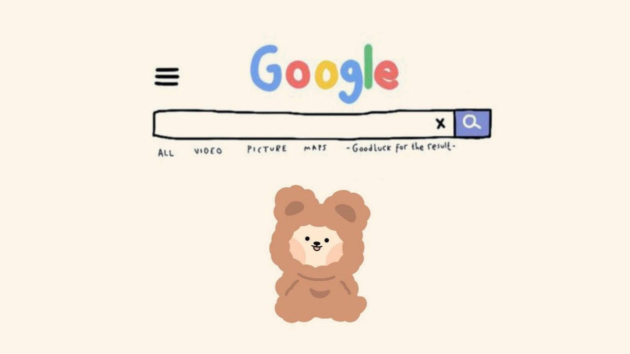 Google Brown Bear Wallpaper