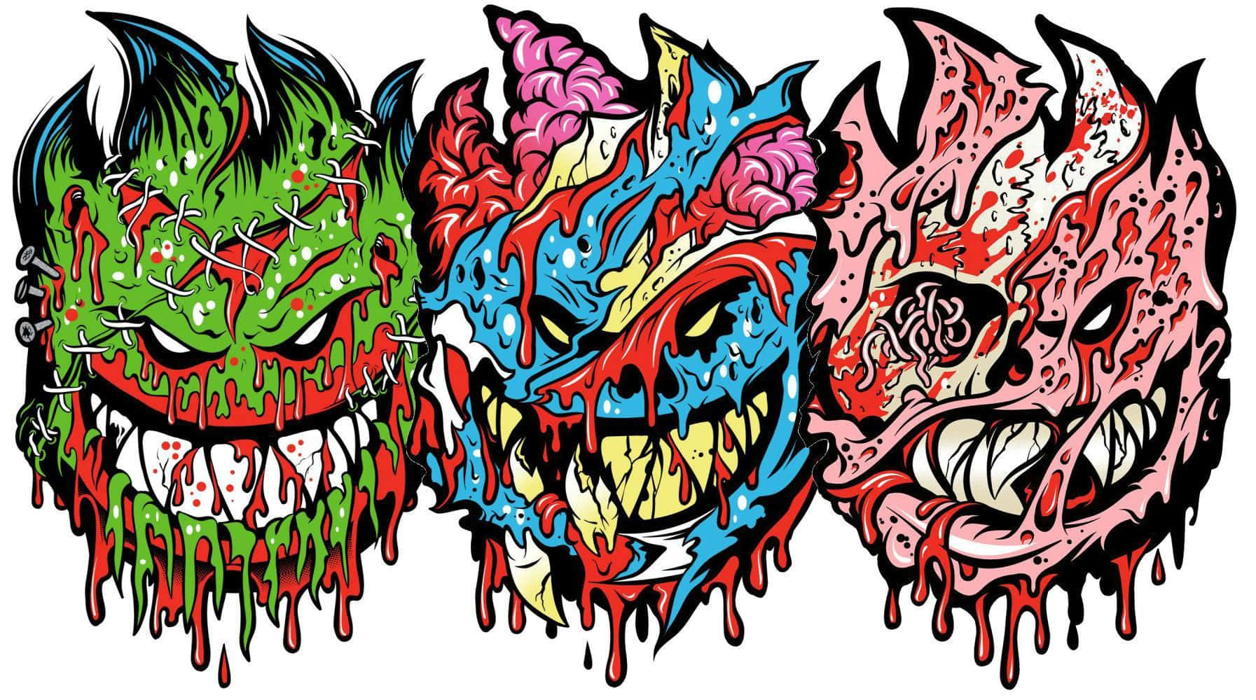 Gory Spitfire Skate Logos Wallpaper