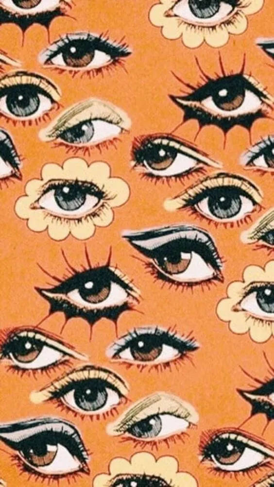 Grainy Eyes Indie Phone Wallpaper