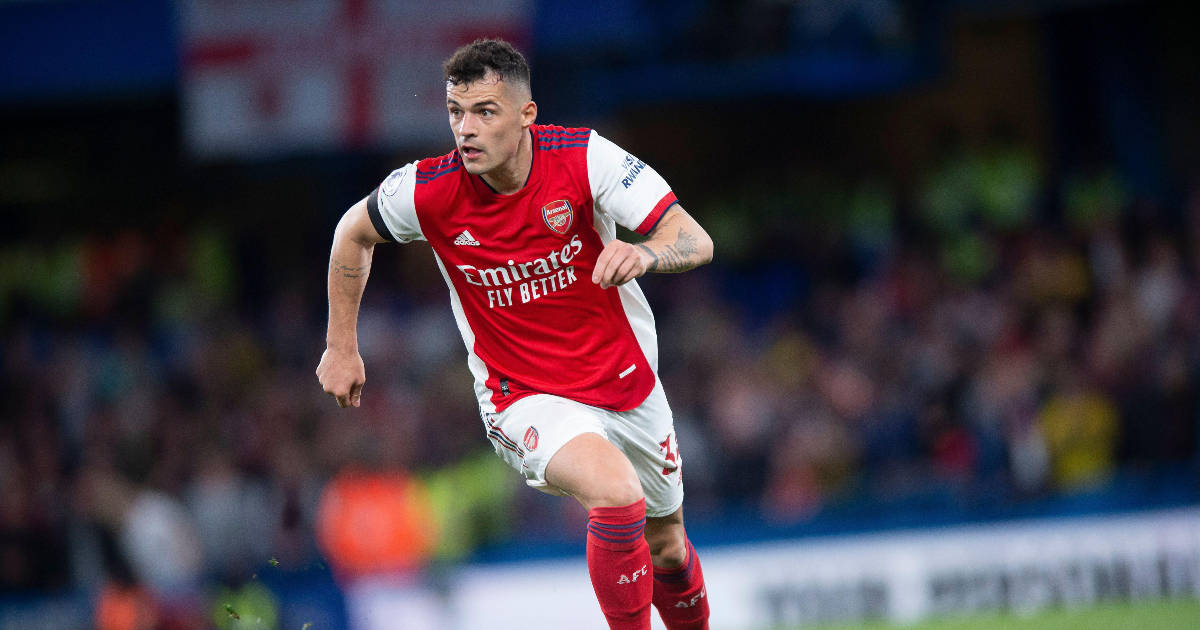 Granit Xhaka Running Wallpaper