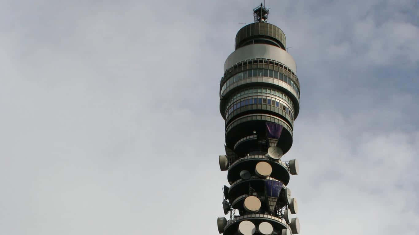 Gray Aesthetic Bt Tower Wallpaper