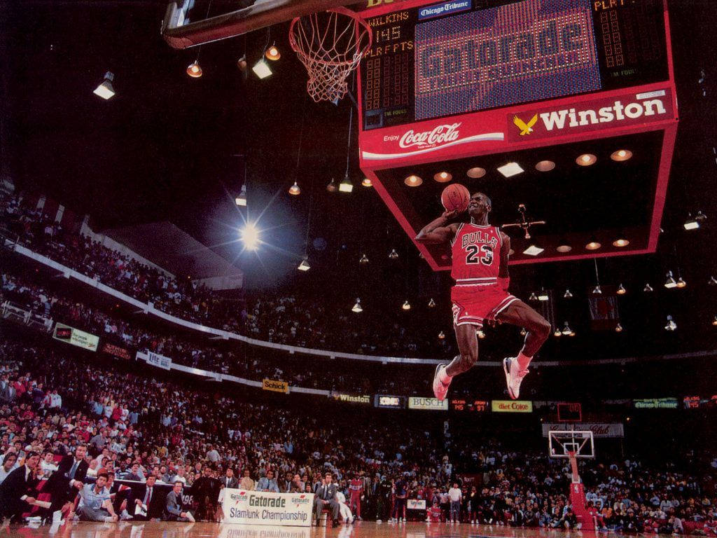 Great Moves Of Michael Jordan Hd Wallpaper