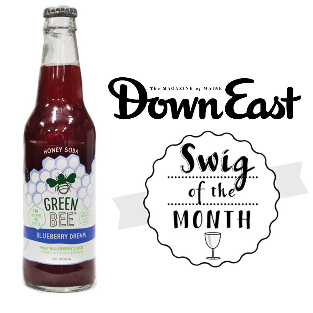 Green Bee - Maine's Swig Of The Month Poster Wallpaper