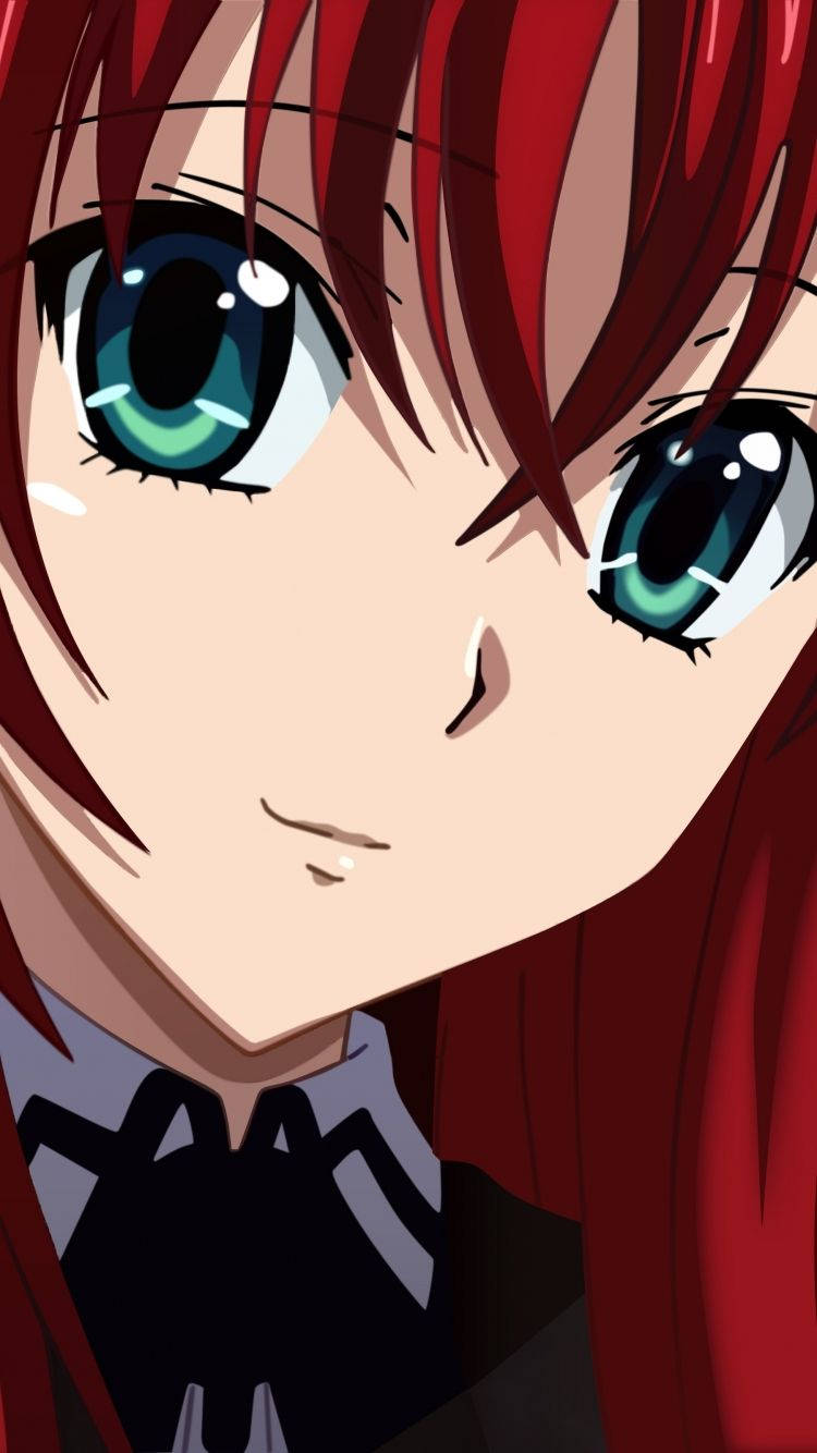 Green Eyes Rias High School Dxd Wallpaper