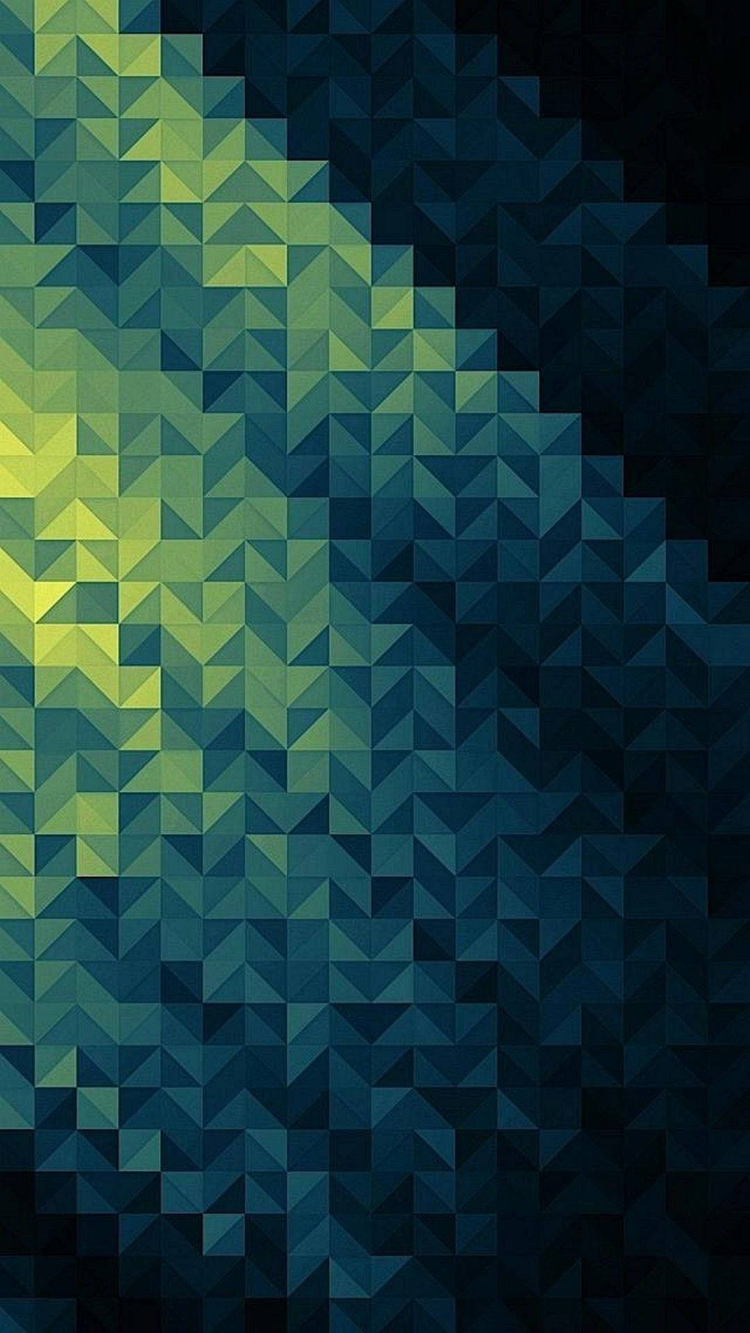 Green Geometric Pattern Wallpaper