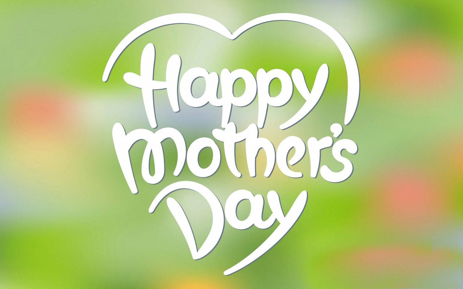 Green Mother's Day Wallpaper
