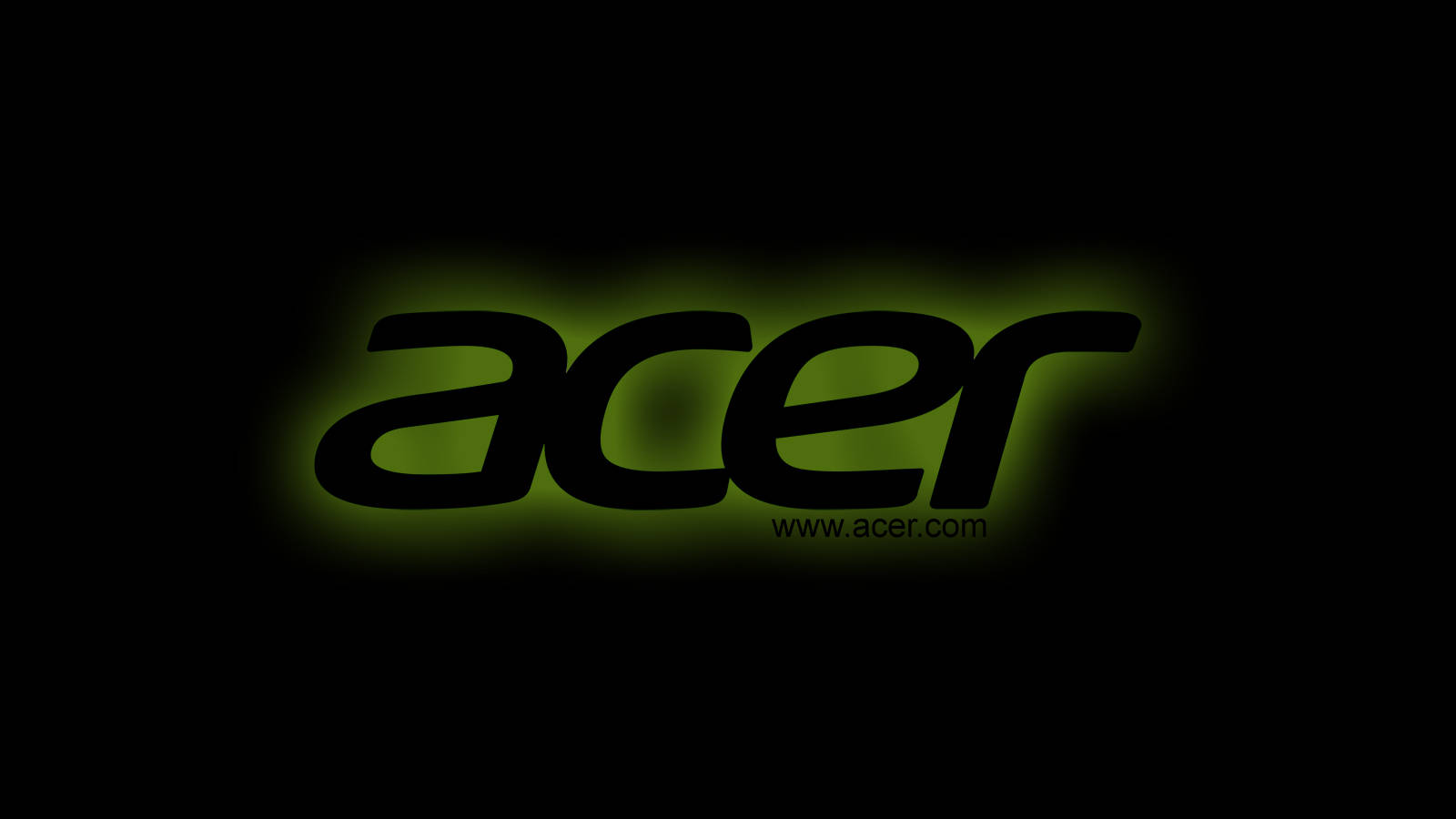Green Neon Official Acer Logo Wallpaper