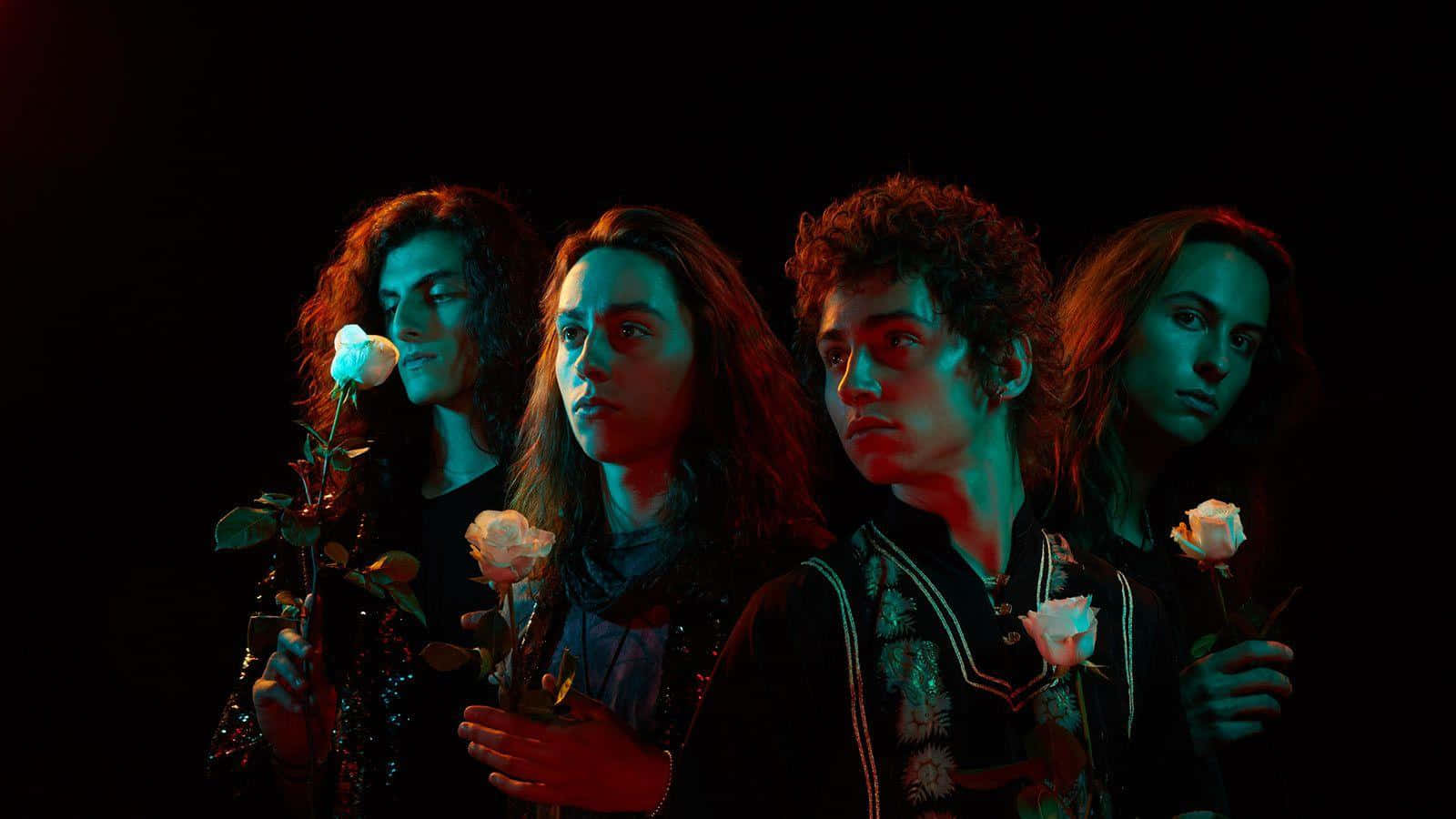 Greta Van Fleet Members Dark Picture Wallpaper