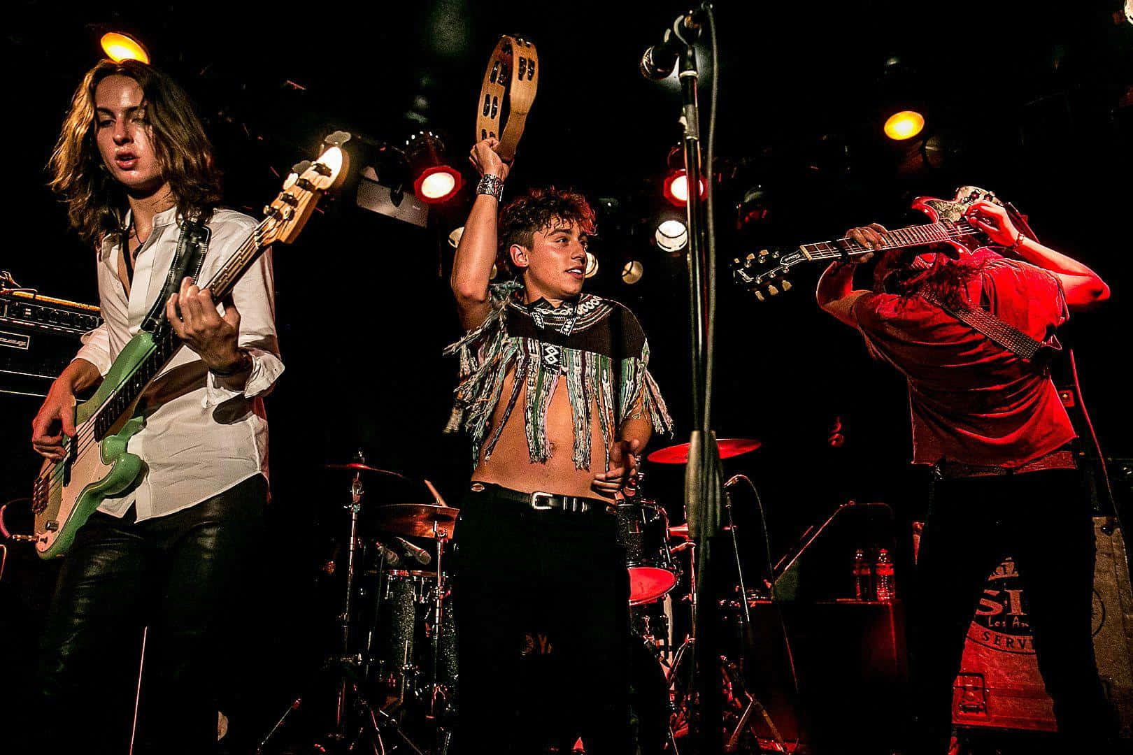 Greta Van Fleet Rock Band Concert Picture Wallpaper