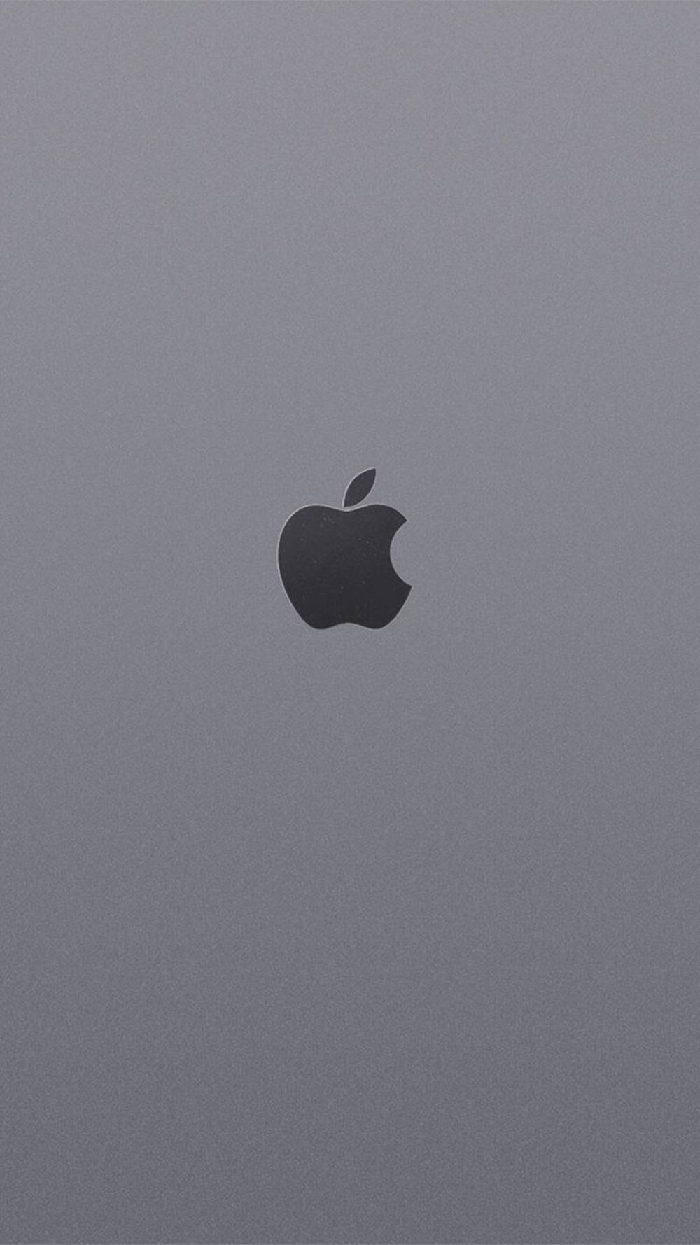 Grey Iphone Apple Logo Wallpaper