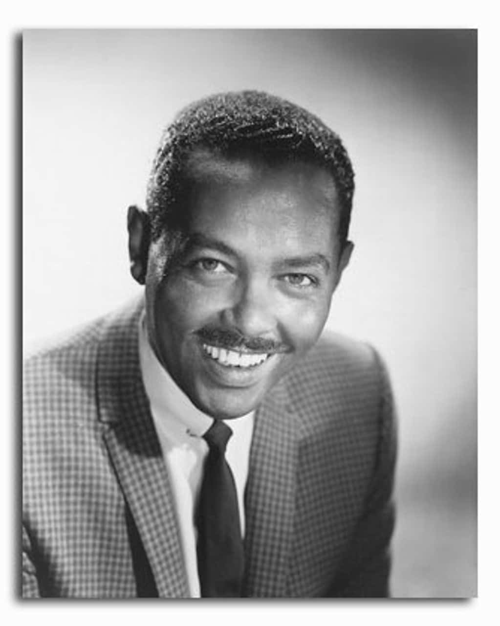 Greyscale Singer Billy Eckstine Smiling Wallpaper