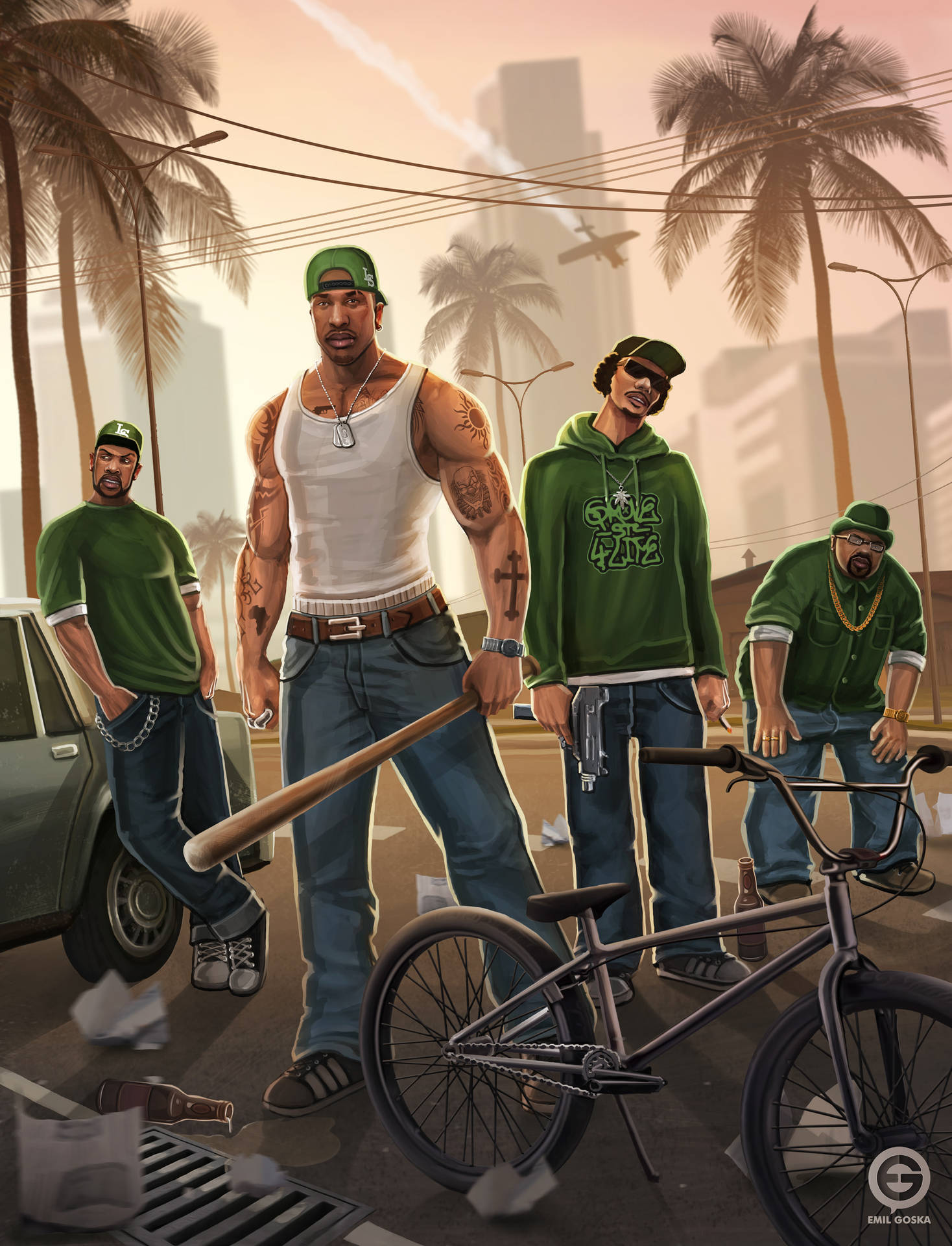 Download free Gta Sa 4k Street Gang Wallpaper - MrWallpaper.com