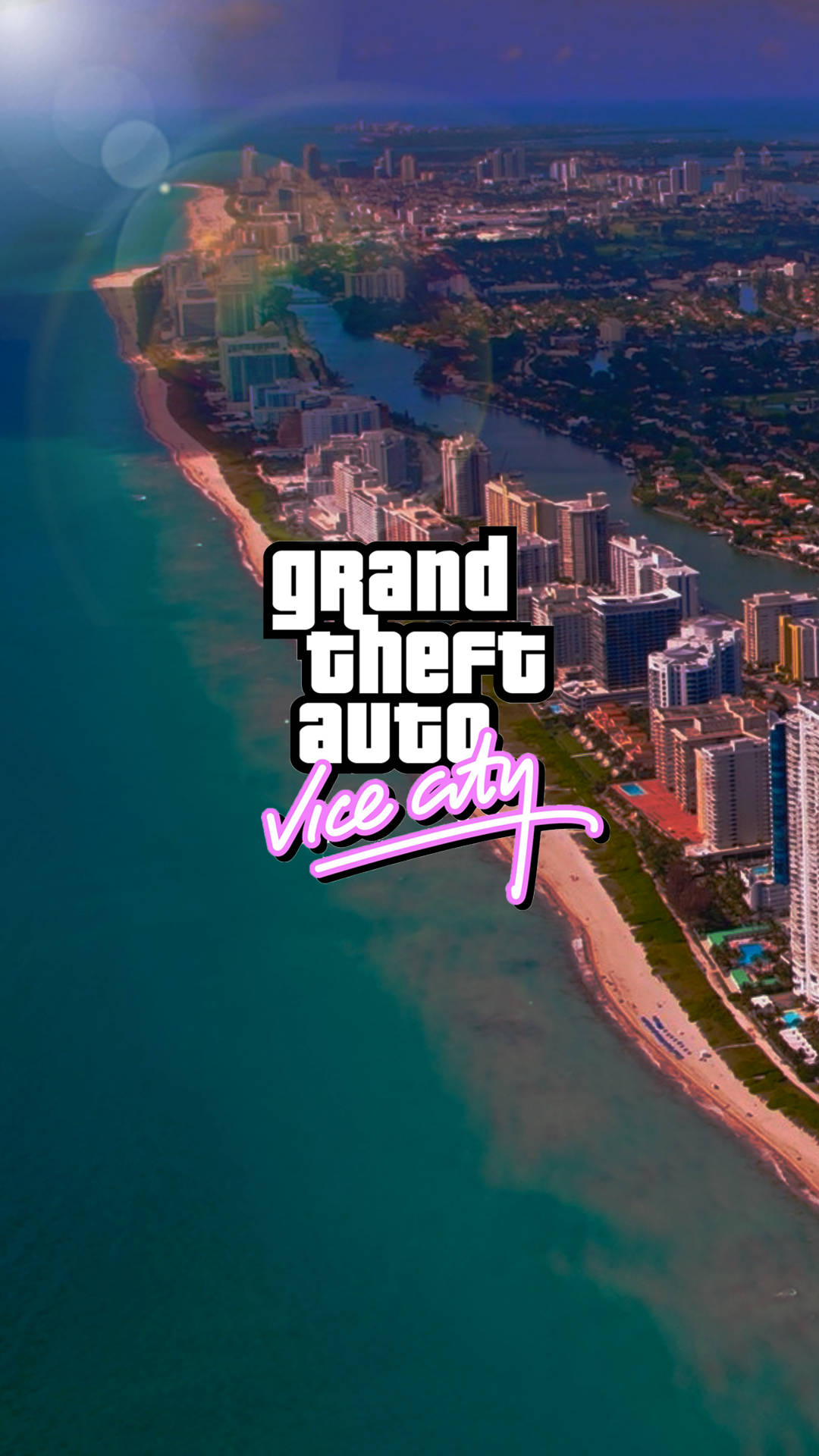 Gta Vice City Video Game Landscape Wallpaper