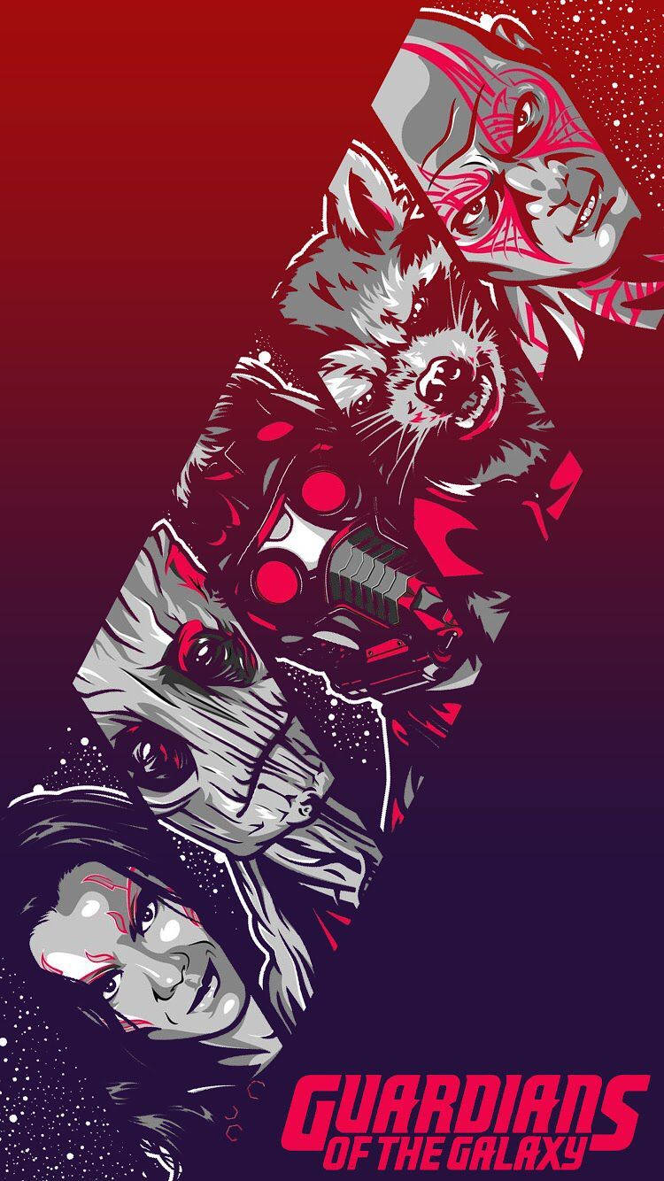 Guardians Of The Galaxy Mobile Art Wallpaper
