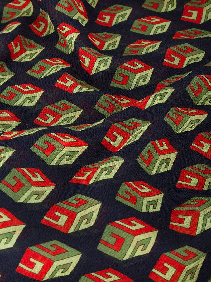 Gucci Gg Cube Pattern Wallpaper