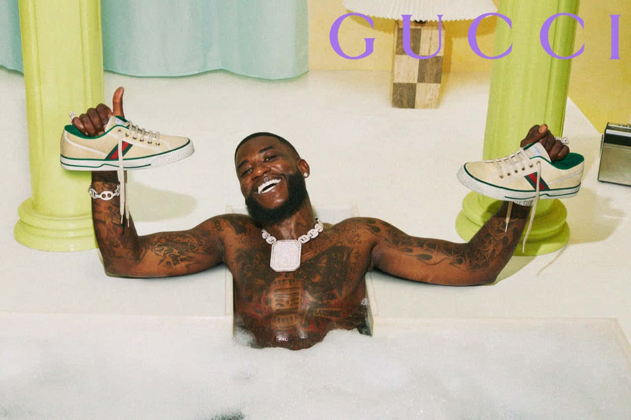 Gucci Mane Bathtub Laughter Wallpaper