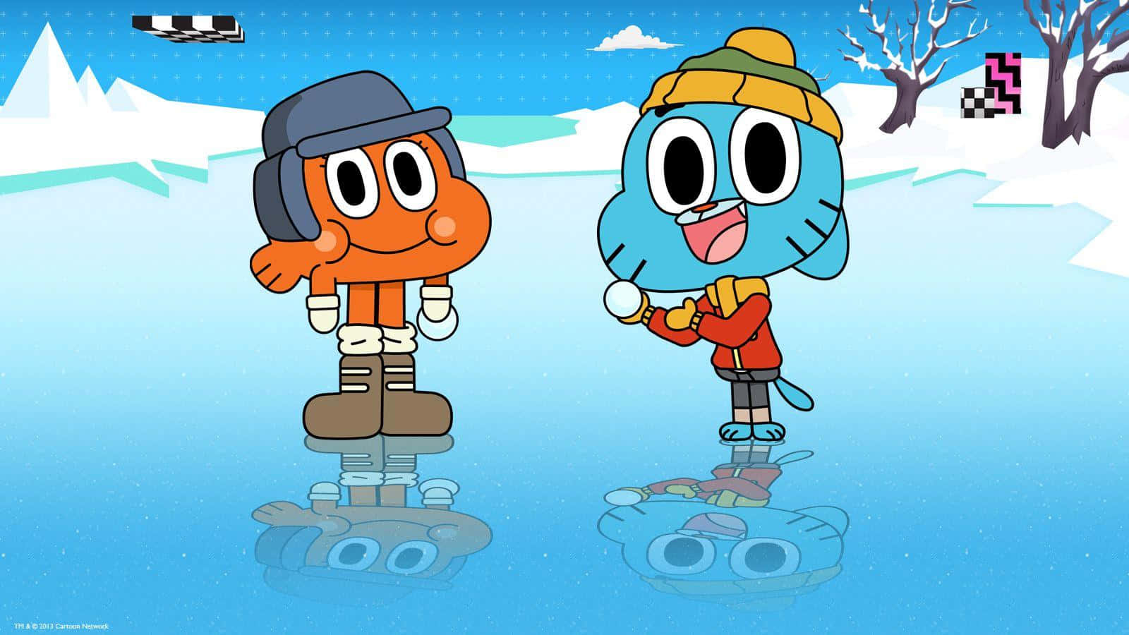 Gumball And Darwin's Animated Adventure Wallpaper