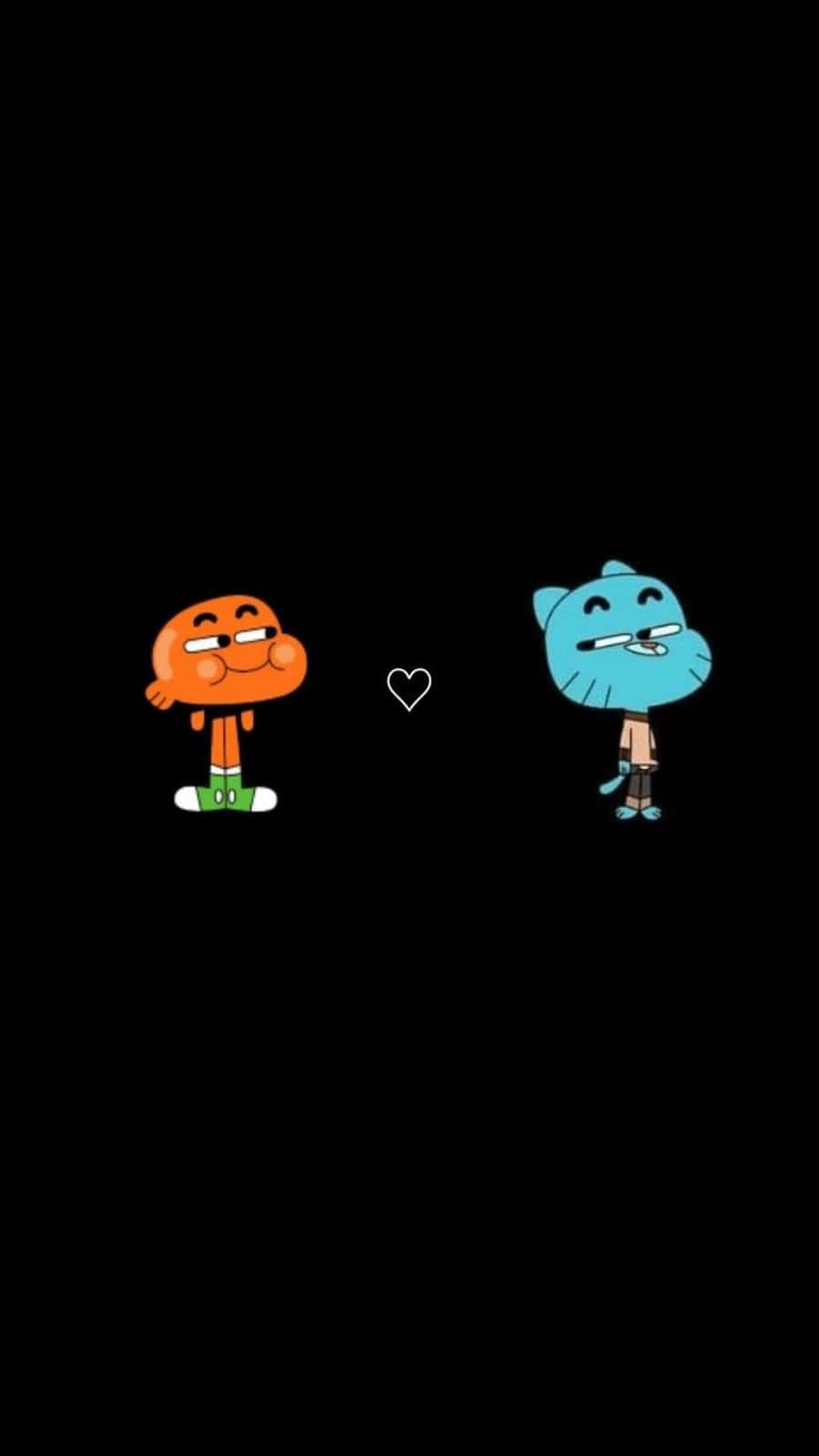 Gumball And Darwin's Playful Adventures Wallpaper